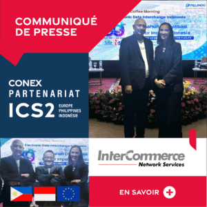 CONEX et InterCommerce signent un partenariat pour accompagner la mise en conformité ICS2 des opérateurs logistiques aux Philippines et en Indonésie CONEX, éditeur européen de solutions logicielles pour la gestion des formalités douanières et sécuritaires, annonce la signature d’un partenariat stratégique avec InterCommerce Network Services, premier prestataire philippin de services numériques pour la supply chain.