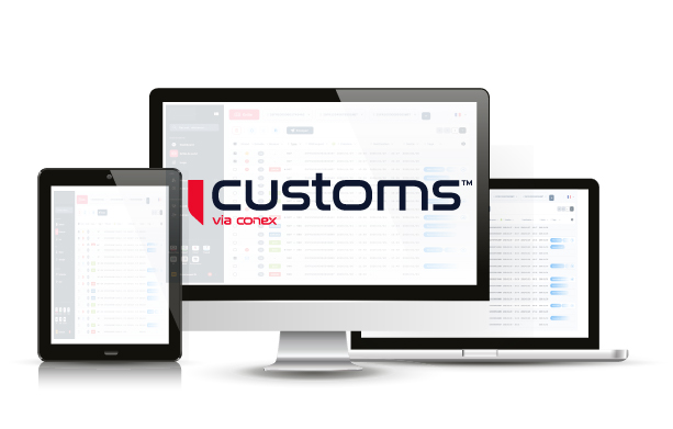 Produit-pc-logiciel Customs via conex™