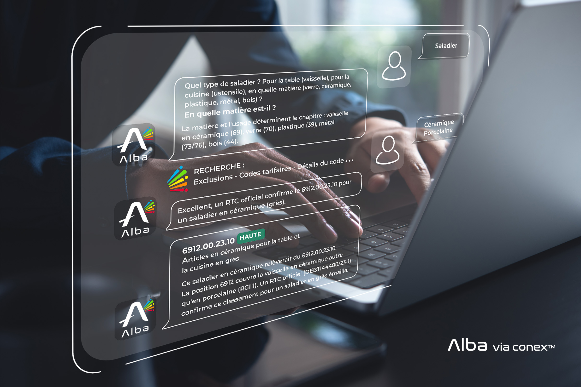 ALBA agent IA classification tarifaire douane