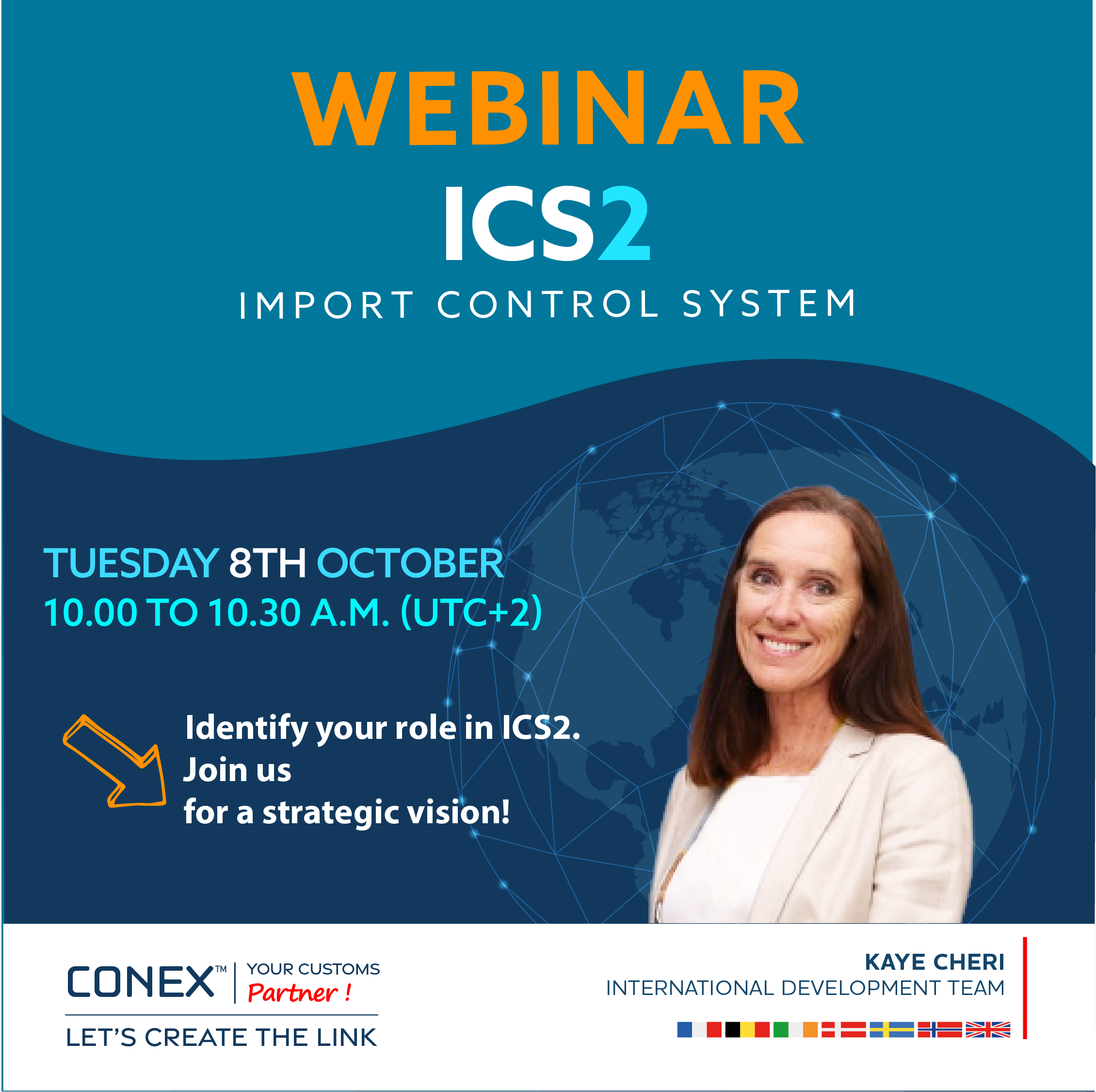 Did you like our summer series shared on Linkedin about the key points of ICS2? Want to know more? If you have any questions or if you want to refresh your memory on the DOs/DON'Ts generated by this new regulatory change, we will explain all the key points to you in 30 minutes.