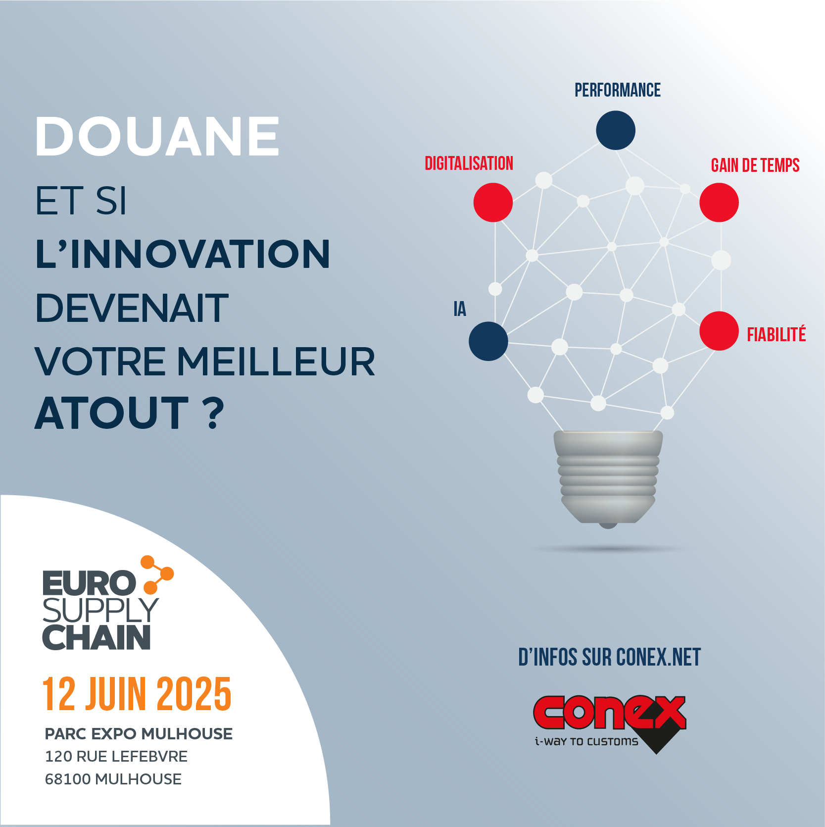 Vous êtes prêts pour une douane plus rapide, plus fluide, plus stratégique ? Nous vous montrons comment l’intelligence artificielle devient un véritable levier de compétitivité : • Classement tarifaire facilité • Automatisation des documents • Gain de temps et sécurisation des flux • Archivage conforme et intelligent