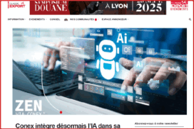 Conex intègre désormais l’IA dans sa nouvelle version de ZEN, sa plateforme collaborative de déclarations douanières