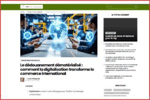 Le dédouanement dématérialisé : comment la digitalisation transforme le commerce international