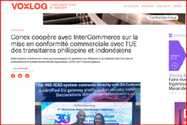 Conex coopère avec InterCommerce sur la mise en conformité commerciale avec l'UE des transitaires philippins et indonésiens