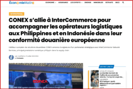 CONEX s’allie à InterCommerce pour accompagner les opérateurs logistiques aux Philippines et en Indonésie dans leur conformité douanière européenne