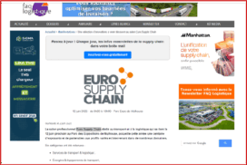 Le salon professionnel Euro Supply Chain dédié au transport et à la logistique qui se tient le 12 juin prochain au Parc des Expositions de Mulhouse, accueille cette année une centaine d’exposants et de partenaires aux profils variés et intervenant dans de nombreux domaines.