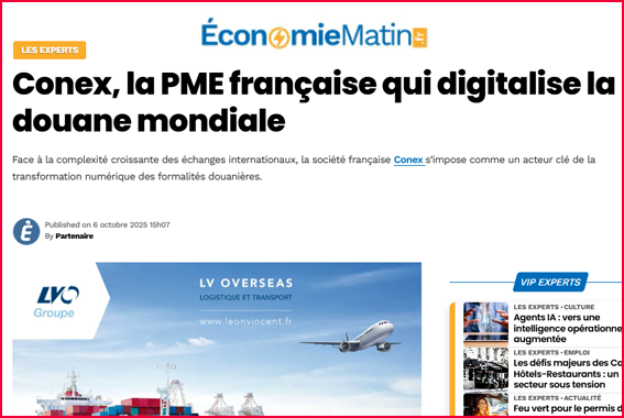 economie-matin-conex-digitalise-la-douane-mondiale